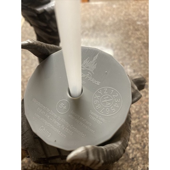 Disney Parks Exclusive Maleficent Dragon Souvenir Tumbler Cup Mug with Straw (2) - Picture 7 of 8